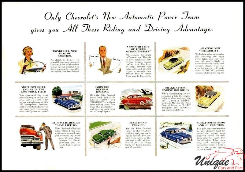 1950 Chevrolet Brochure Page 4
